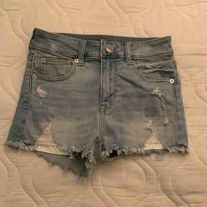 American Eagle hi-rise jean shortie